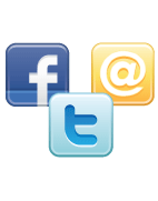 share your event on facebook and twitter with VerticalResponse Event Marketing