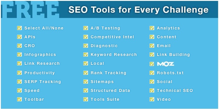 100 Free SEO Tools for Your Biz