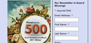 Lesson from a VR500 Winner: Display Your Award & Get More Email Sign Ups
