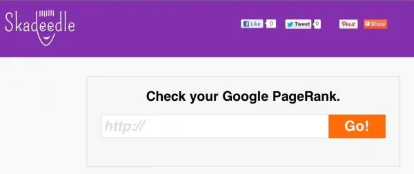 Find Out Your Google PageRank!
