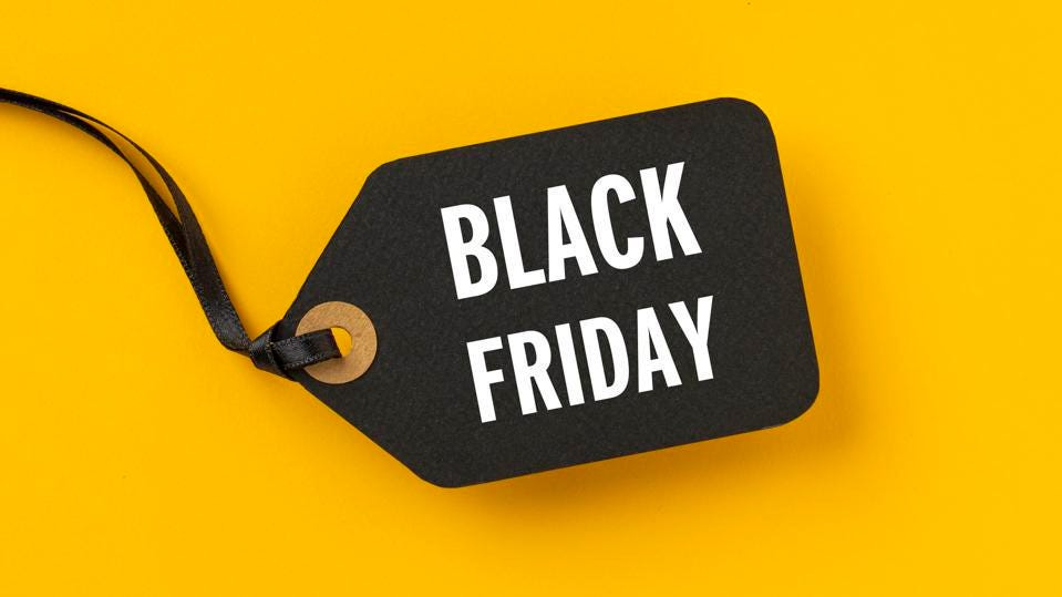 E mail advertising and marketing concepts for this 2022 black Friday
