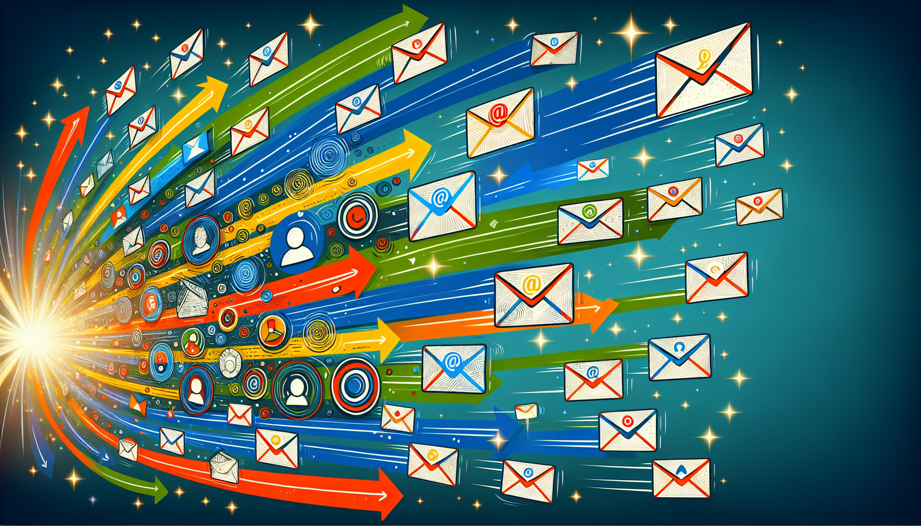 Targeted email campaigns reaching diverse audience groups