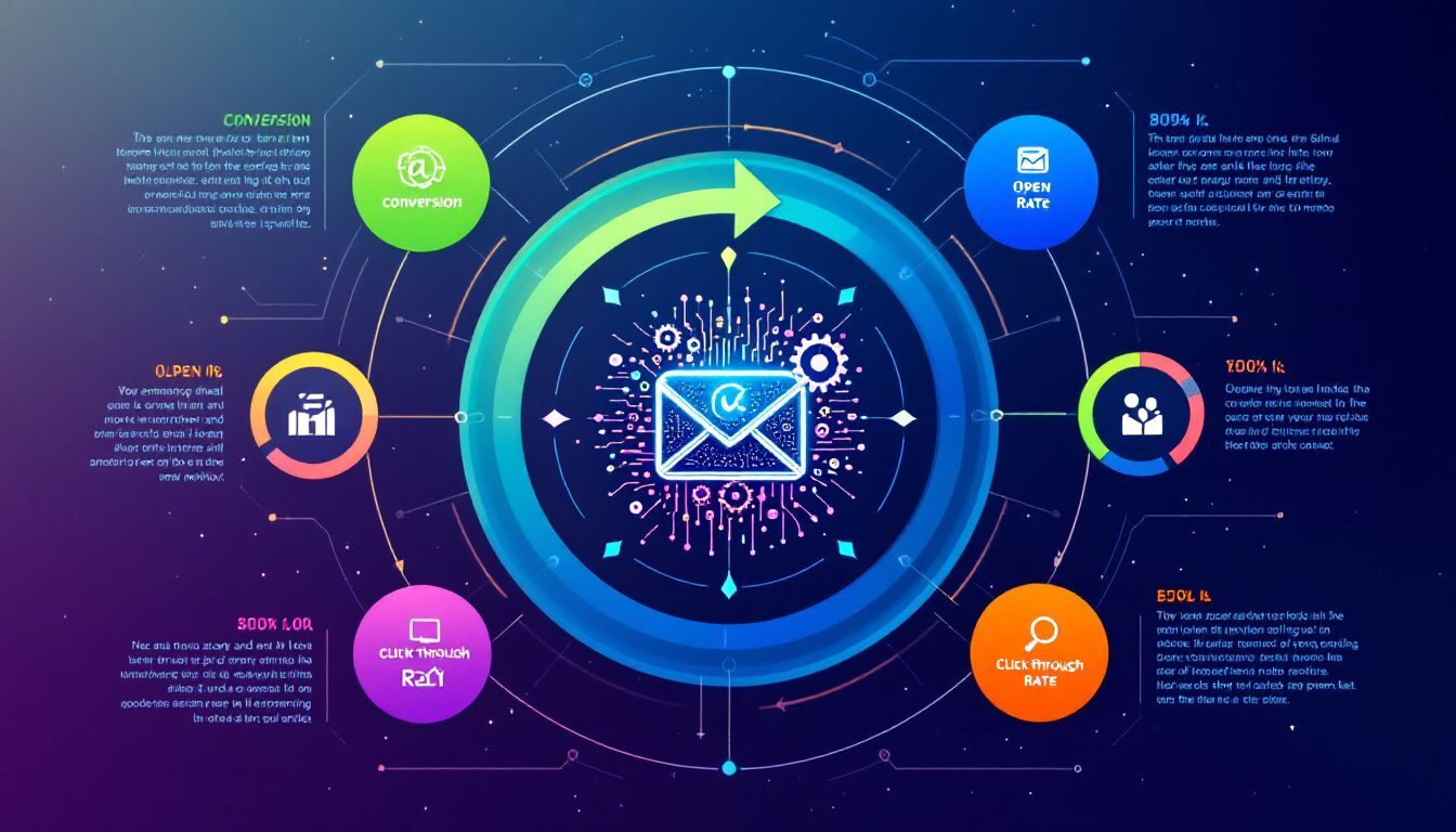 An illustration representing email marketing ROI concepts.