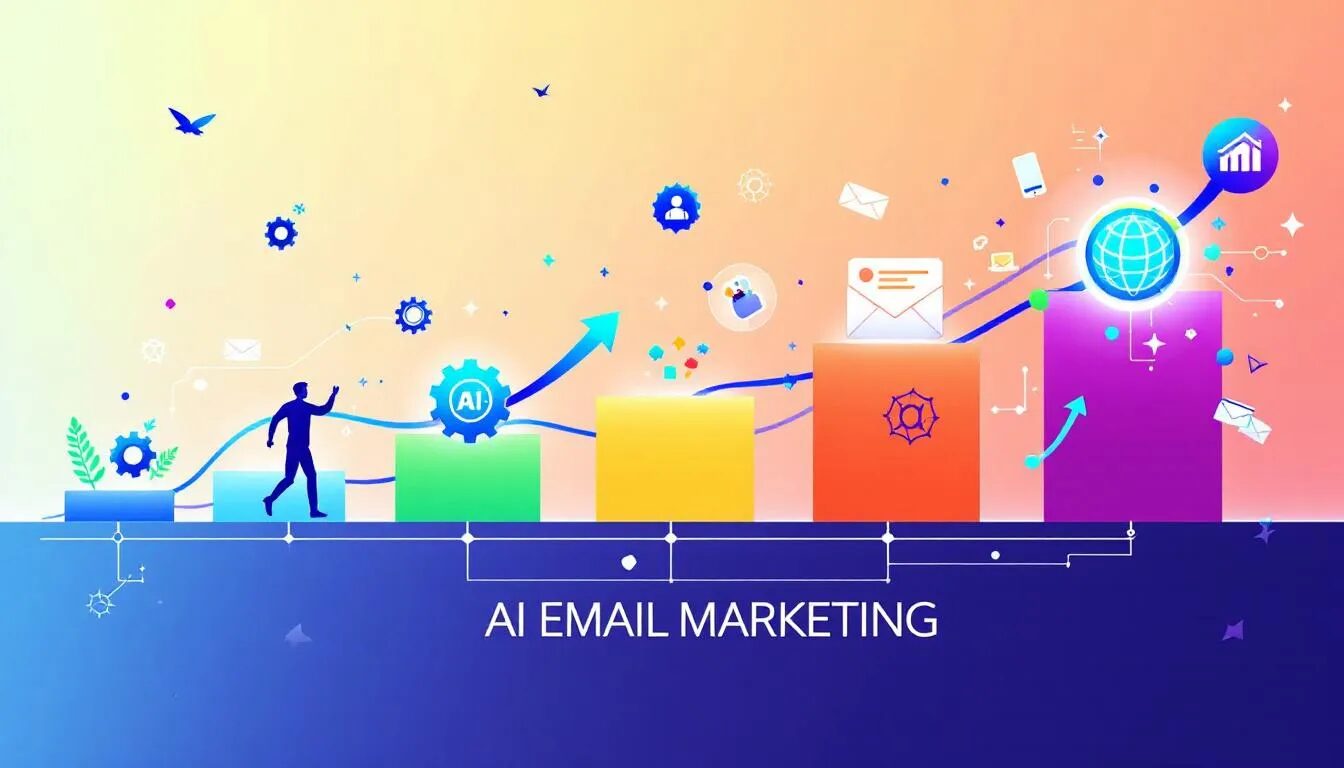 A visual representation of AI personalization in email marketing.