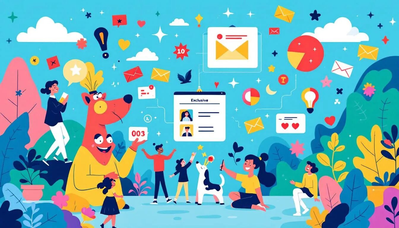 A visual representation of exclusive content offered to email subscribers.