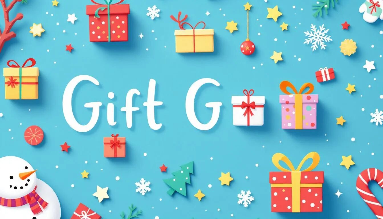 Holiday gift guides featuring various gift ideas.