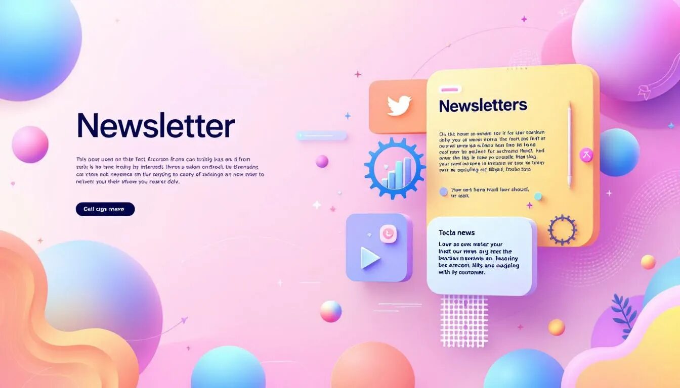 Creating engaging content for newsletters to captivate subscribers.